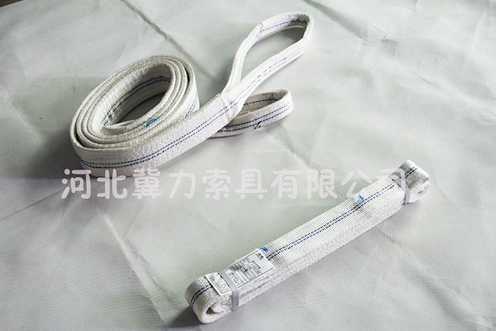 冀力廠(chǎng)家生產(chǎn)的白色吊裝帶