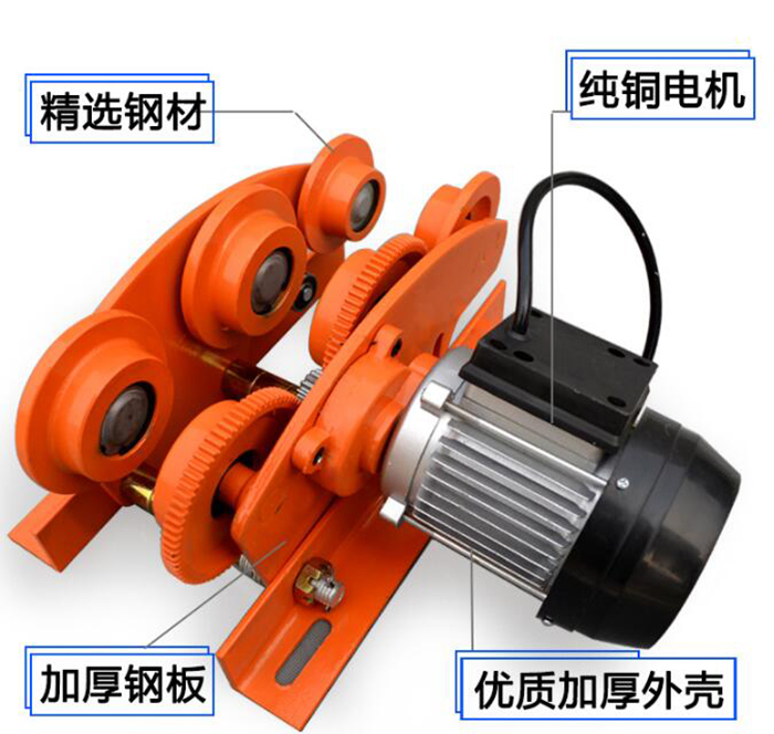 電動(dòng)跑車(chē)提升機搭配