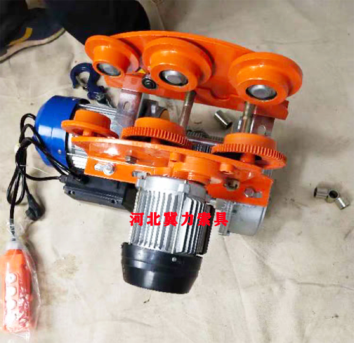 電動(dòng)提升機和跑車(chē)正確安裝示意圖