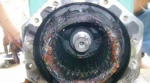 過(guò)載導致燒電機