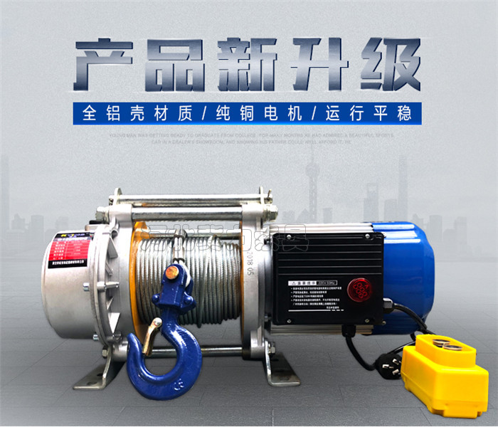 小型電葫蘆提升機整機