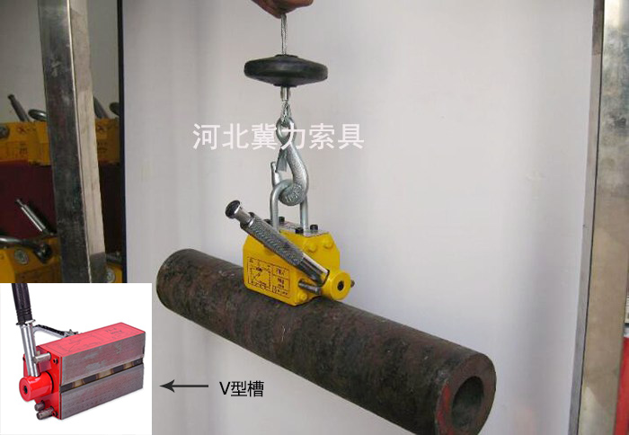 永磁吸盤(pán)建筑管材吊裝高效便捷