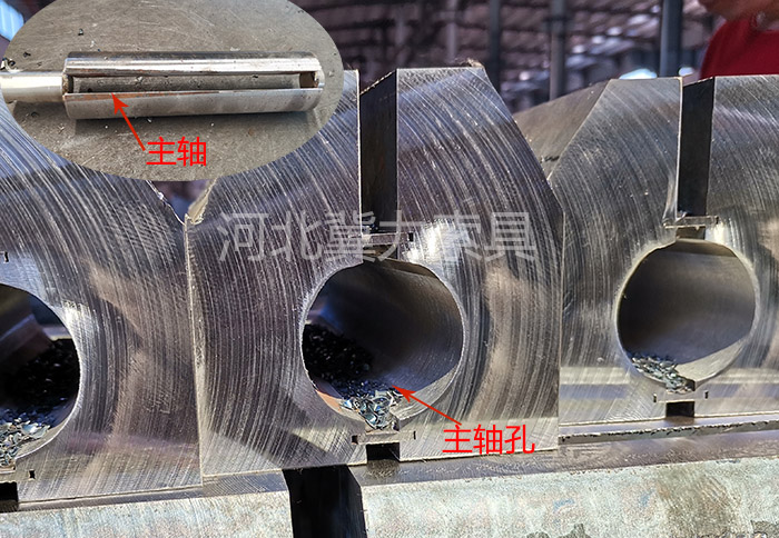 永磁磁力吸盤(pán)主軸和主軸孔展示