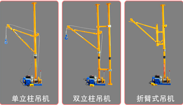 提升機搭配室內外吊運機使用效果圖