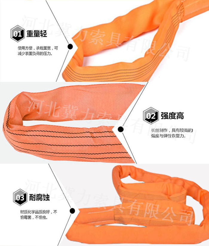大噸位圓形吊裝帶細節展示